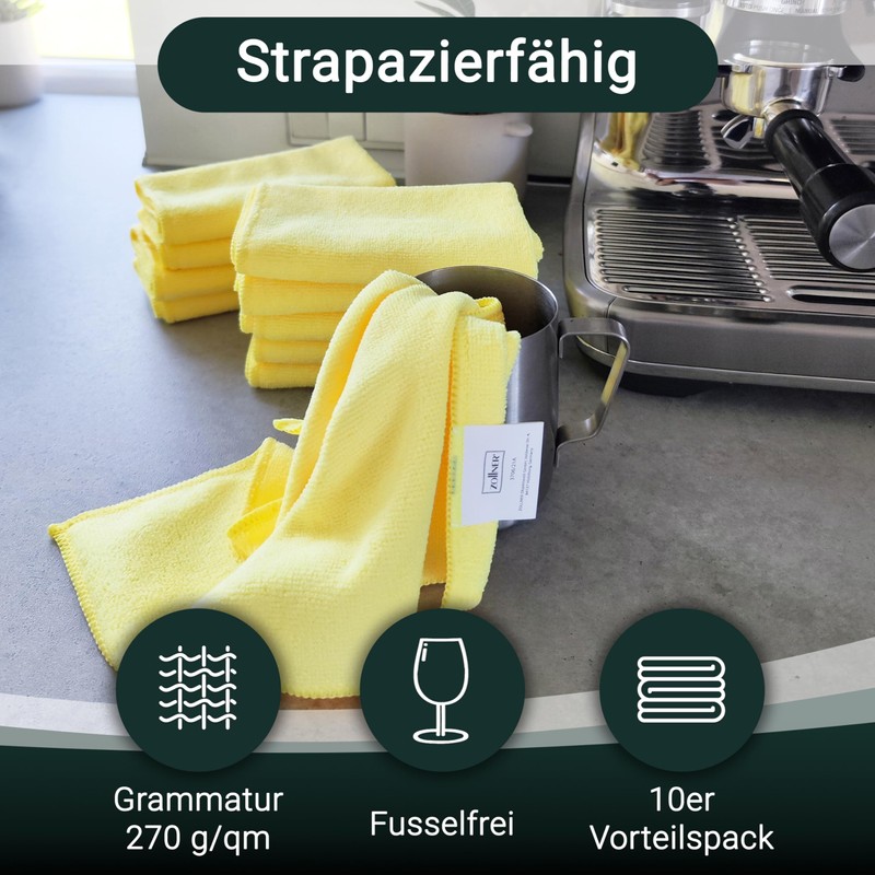 Zollner 006 Microfibre Cloths Set 32 x 32 cm