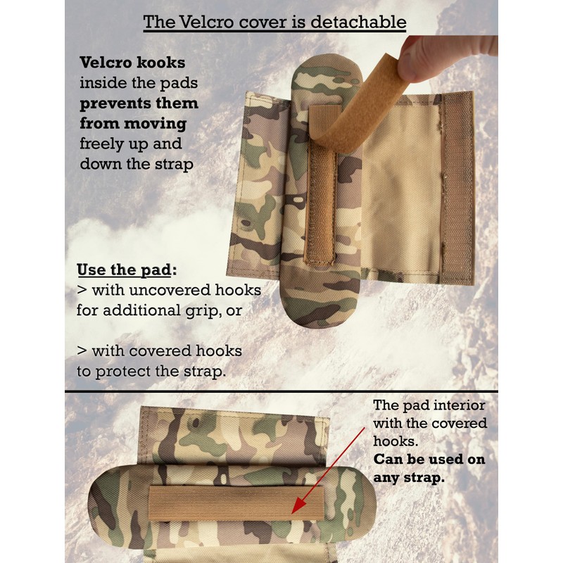 Shoulder Strap Pad for Optimal Weight Distribution, Plate Carrier Shoulder
