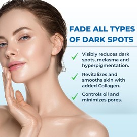 ABERA Sérum Facial Antimanchas, Corrector De Manchas Oscuras, Tratamiento Para El Melasma Y Las Manchas De La Edad, Hidrata Intensamente Y Minimiza Los Poros, Apto Para Todo Tipo De Piel, 20 Ml(0.68 F