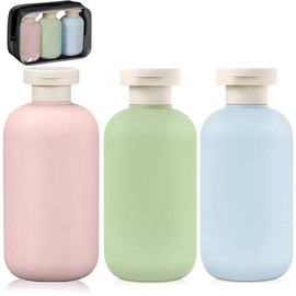 6 PCS 200ml Travel Bottles, Squeeze Travel Containers, Leakproof Refillable Travel Bottles, Plastic Bottles with Bag, for Toiletries, Travel, Business