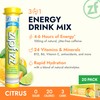 Zipfizz Daily Energy Drink Powder, Citrus, 20 Pack, 3-in-1 Sustained