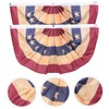 Outanaya 4th of July Decorations American Flag Flags Semicircle Patriotic