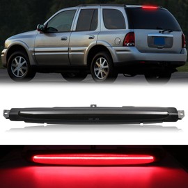 AUYICH LED Third Brake Light Compatible with [Trailblazer Envoy 2002-2009][Bravada 2002-2004][Ascender 2003-2008][9-7X 2005-2009] Replacement, 3rd Brake Rear Center High Mount Stop Light, Smoked Lens