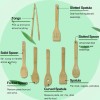 SHXWELL Spurtle Kitchen Tools Set Spatula Cooking Utensils 7 Piece