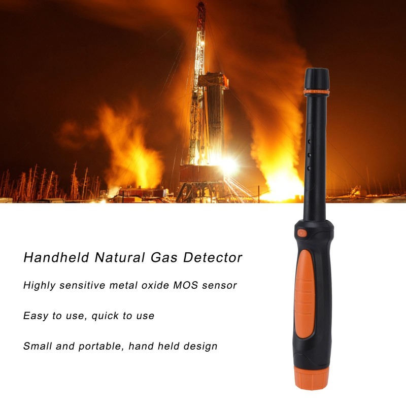 Handheld Natural Gas Detector High Sensitivity Alarm Function Portable Methane