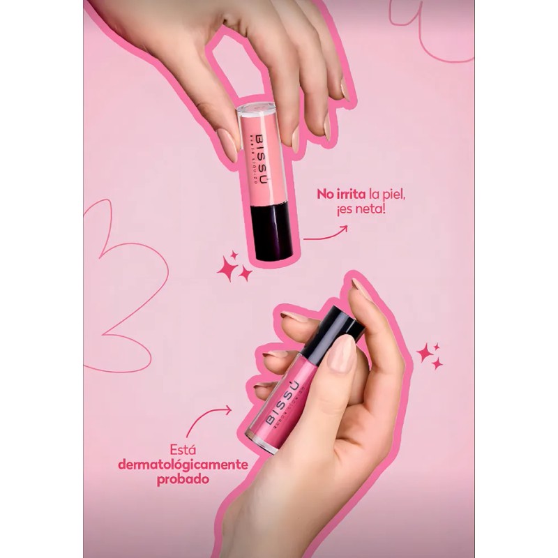 Rubor Líquido Bissú Tonos Tono Del Maquillaje 09 Bestie