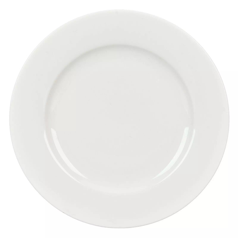 STPGOODS White Dinner Plate Set of 6 Porcelain Plates Set