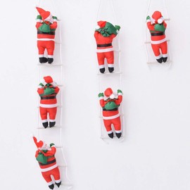 ZOYUBS Santa Ladder Christmas Tree Ornament Christmas Ornament Santa Doll Ladder Santa Claus Ladder Santa Claus Ladder Santa Claus Ladder Santa Claus Doll Ladder Christmas Ornament Christmas Ornament Christmas Party Hanging Decoration Door Decor Hanging 