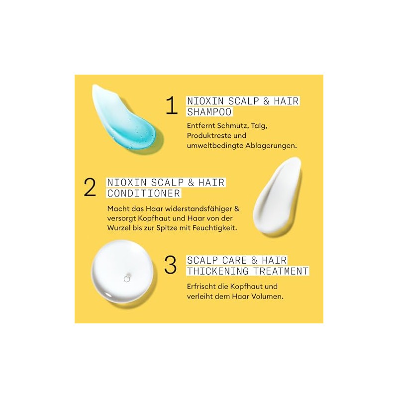 Nioxin Scalp + Hair Thickening System 1 - Haarpflege für