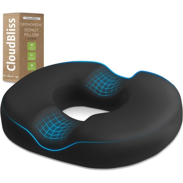 no Donut Pillow Seat Cushion Chair Pad for Tailbone Pain