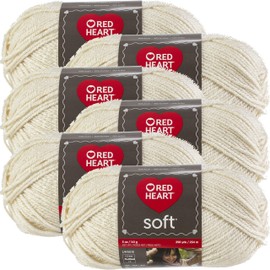 ODDITIES SOFT YARN 29789306, Off White, Multipack Of 6