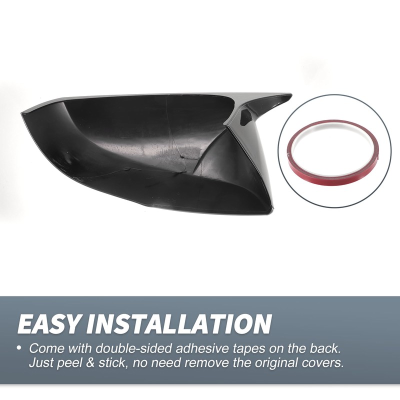 X AUTOHAUX Pair Car Rear View Driver Passenger Side Mirror