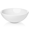 Miligoré 16" Round White Ceramic Vessel Sink - Modern Above