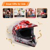 OUMURS DOT Youth Dirt Bike Helmet,Kids ATV Helmets with Gloves