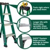 Louisville Ladder 4-Foot Fiberglass Step Ladder, 225-Pound Load Capacity, Type