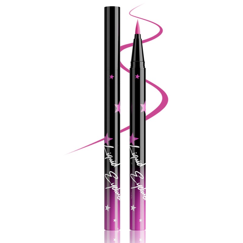 Erinde Rose Delineador Líquido Waterproof, Lápiz de Ojos Metálico, #212