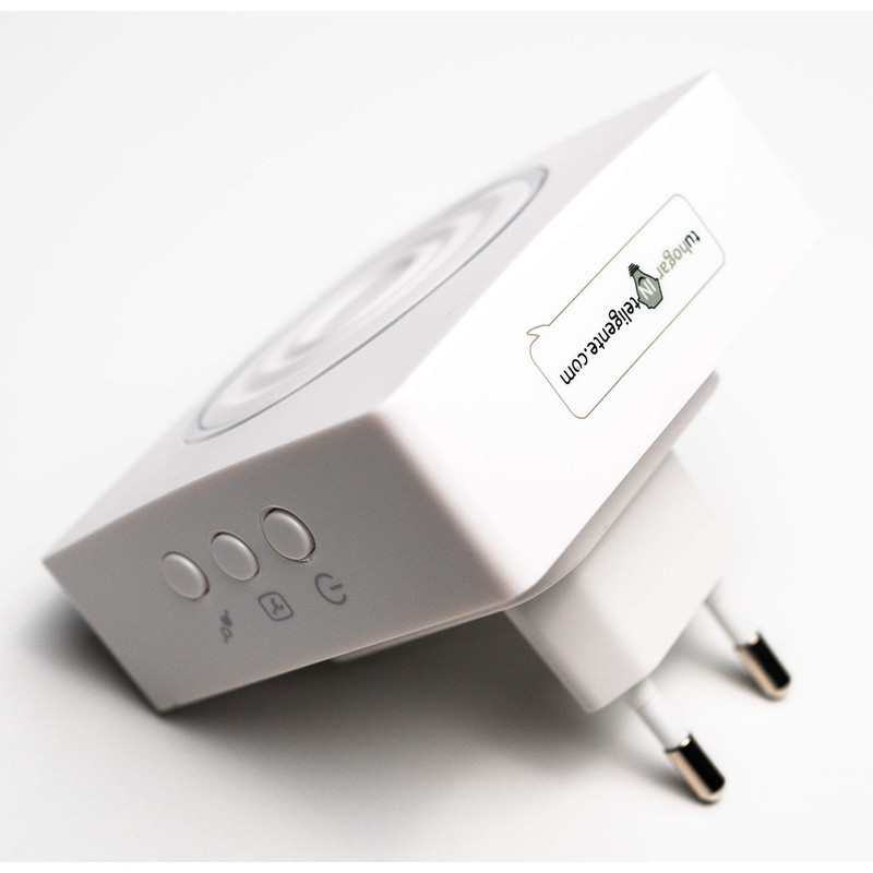 Indoor Siren Pluggable to Power Sends Sound and Light Acoustic