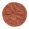 ZLYC Women's Cable Knitted Beret Hats Braided Baggy Wool Beret