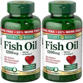 1200 Mg De Aceite De Pescado De La Generosidad De La Natural