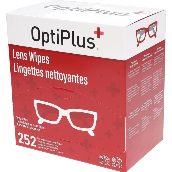 Hilco Pre-Moistened Eyeglass Lens Wipes - Scratch-Free & Streak-Free |