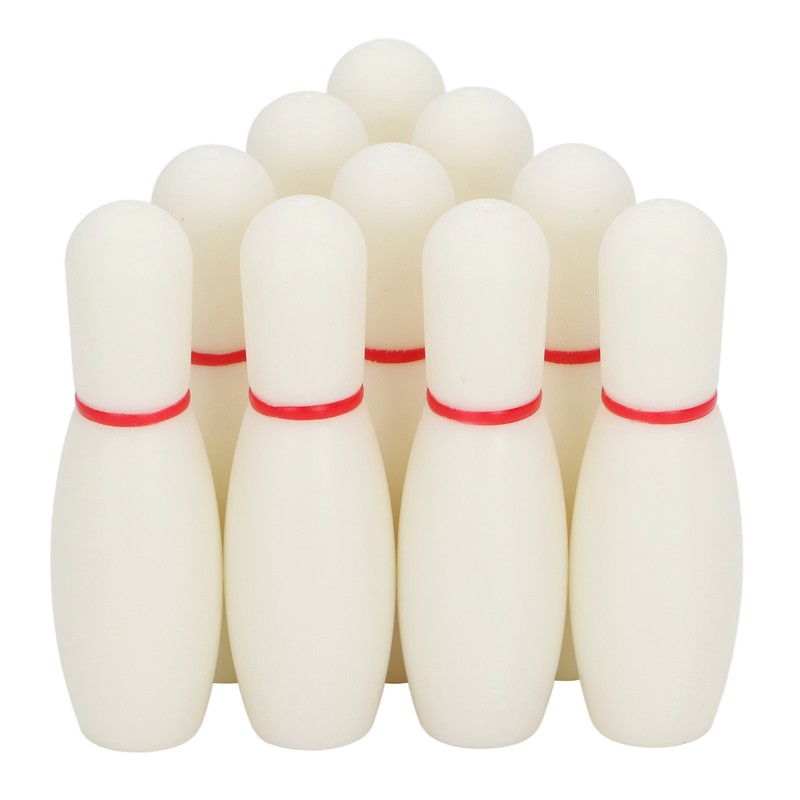 Kids Bowling Set Educational Interactive Resin with 10 Bowling Pins