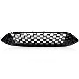 G-PLUS Front Upper Bumper Mesh Grille Honeycomb Style, Compatible with Ford Focus S & SE 2015-2018 F1EZ-8200A, F1EZ-8200B (Black)