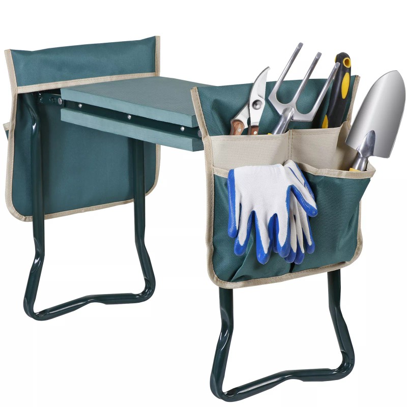 SEGAWE Garden Seat Bench and Kneeler Foldable Soft Stool Pad