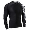LAFROI Men's Long Sleeve UPF 50+ Baselayer Skins Performance Fit