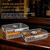 Cigar Humidor Clear Acrylic Humidor Spanish Cedar Plank, Cigar Case