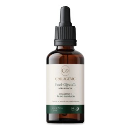 Sérum peeling AHA ácido glicólico + colágeno, renovación suave todo tipo de piel