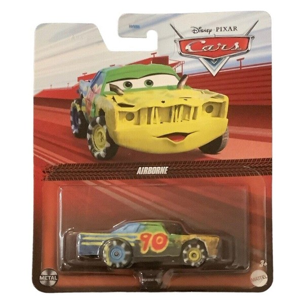 Hot Wheels Monster Trucks Pixar Cars Airborne, Metal 1:55 Scale