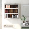 Nisorpa 3 Tier Spice Rack Wall Mount, Rustic Burnt Wood