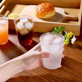 Hejo Pack of 40 Cocktail Cups, 300 ml Plastic Cups, Cocktail Glasses, Reusable Drinking Cups Made of PS Material, Party Cups, Reusable Cups, Cocktail Cups for Party, Wedding