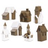 Tim Holtz Sizzix Village Collection Thinlits Dies, Bundle of 87