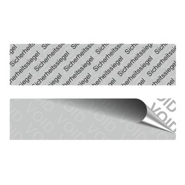 VOID Security Labels "Security Seals" on Roll - 80 x 20 mm - Black (100)