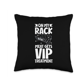 Special treatment for meat - Barbecue Throw Pillow