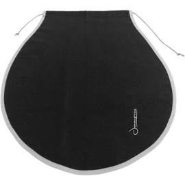 Ham Cover Black with Grey Border Jamonprive - Ideal as a Cover for Serrano or Iberico Pata Negra Ham & Italian Prosciutto - 80% Cotton and 20% Fibres