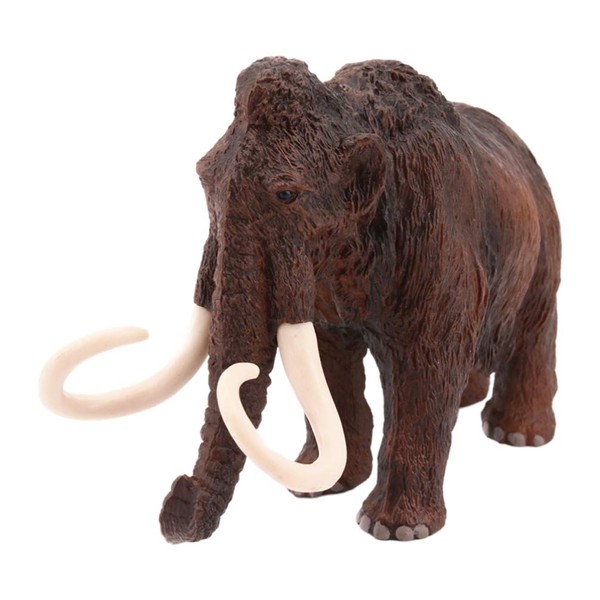 NUOBESTY Mamut Realistic Prehistoric Animal Collection Toy Figure Forest Elephant