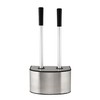 Bath Bliss 2-in-1 Toilet Brush and Plunger Set in Stainless