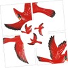 CHILDWEET 3 Pcs Wrought Pendant Wall Decor Bird Decor Metal