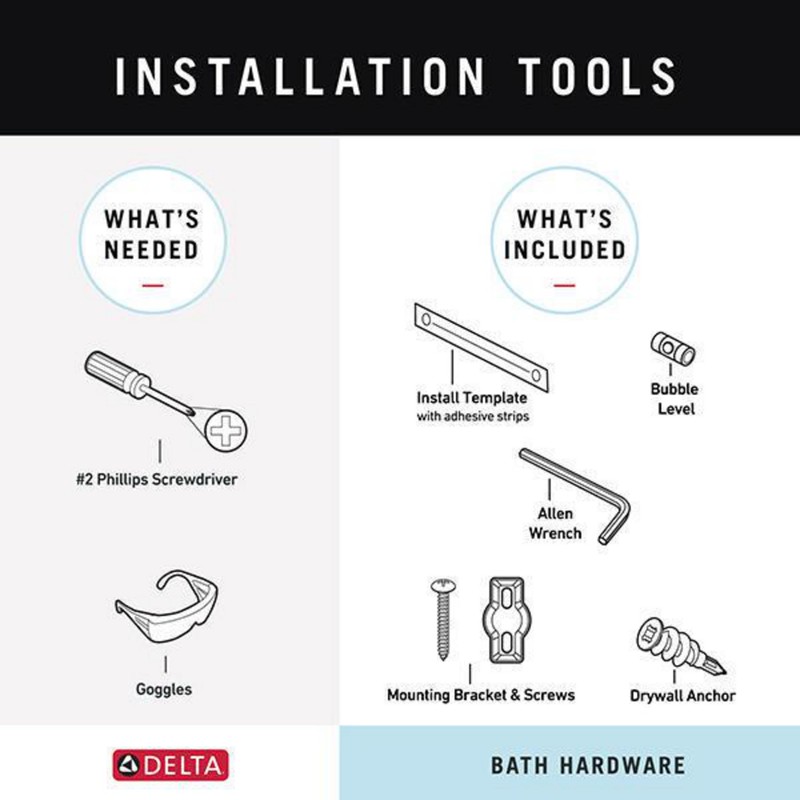 Delta 77535-SS Ara Single Towel Hook Bath Hardware Accessory in