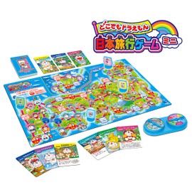 EPOCH EPOCH Doraemon Anywhere Japan Travel Game, Mini, ST Mark Certified, For Ages 5 and Up, Toy, Game, Number of Players: 2 to 4 People