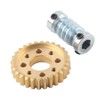 Worm Speed Reducer 28:1 Reduction Ratio Motor Internal Drive Accessories