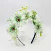 inkihuit Headband with Daisy Flowers Floral Wreath, Hair Band, Bridal