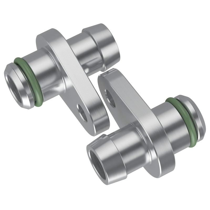 Moker Billet Aluminum Crankcase Breather Repair Fittings for GM GMC