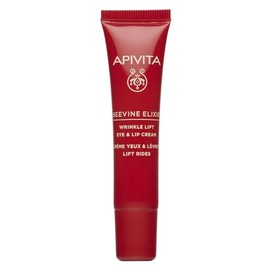Apivita Beevine Elixir Crema Contorno de Ojos y Labios Lift y Arrugas 15ml - Crema antiedad con propóleo, colágeno vegetal y ácido hialurónico - Comba