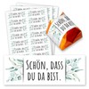 Schön, dass du da bist sticker, pack of 60, guest