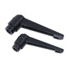 Anawakia 4pcs Handle Adjustable Clamping Lever Thread Push Button Ratchet