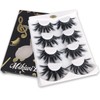 MIKIWI 25mm Lashes, Dramatic 6D Faux Mink Lashes, Fluffy Volume