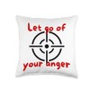 vent one's anger anti stress punch pillow selfcare Throw Pillow